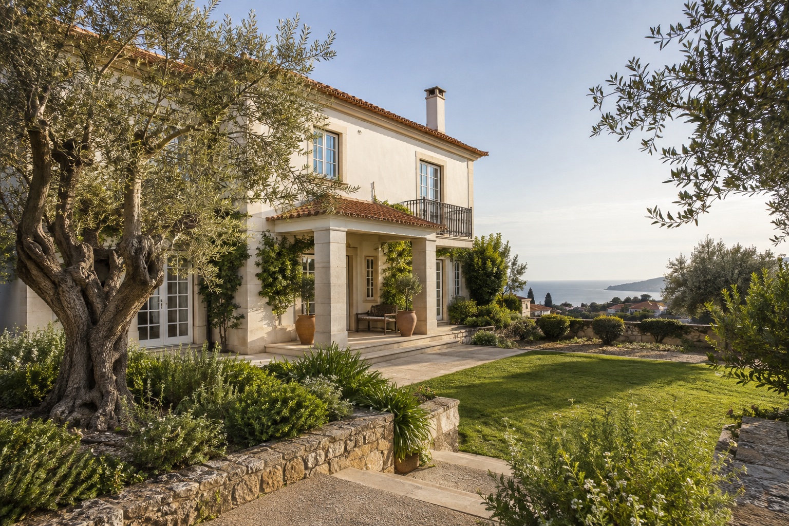 Fictional Cascais villa and garden